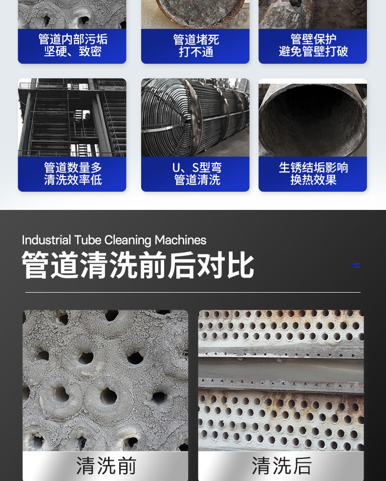 快通牌KT-307重型堵塞堵死管束疏通机(4)