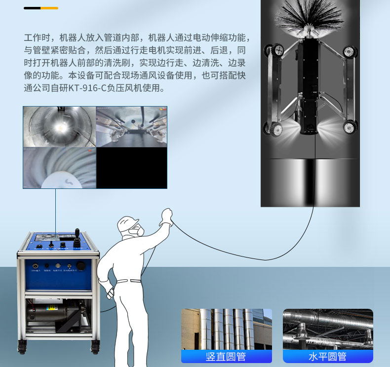 KT-976A圆形风管清洗机器人(13)