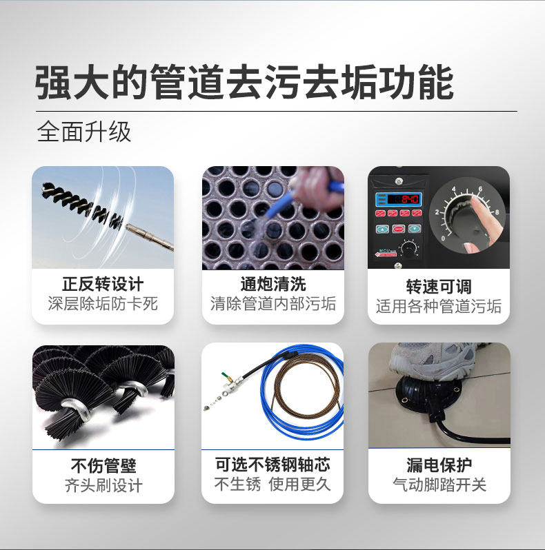 快通牌KT-202推车式冷凝器清洗机(3)